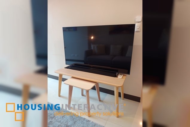 fully furnished 3br unit with parking for lease in uptown parksuites