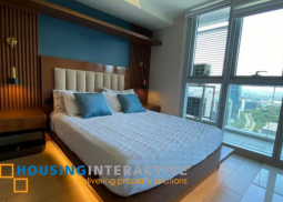 fully furnished 1br unit with balcony for lease in uptown parksuites