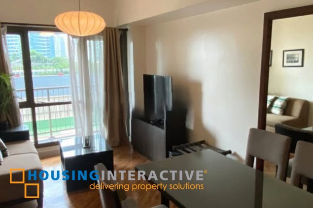 fully furnished 1br unit with parking for sale in joya lofts and towers