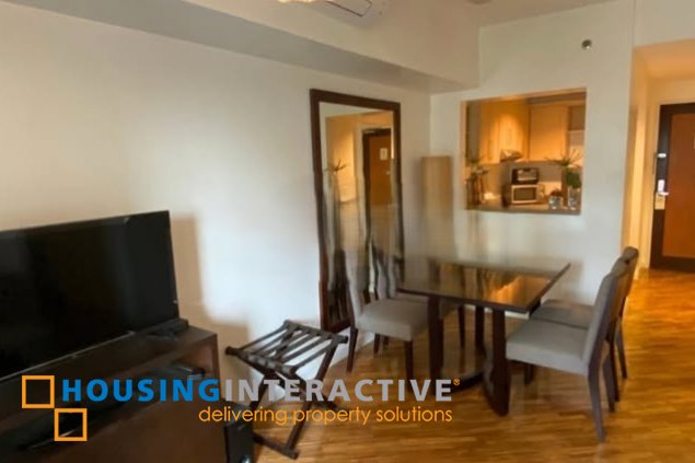 fully furnished 1br unit with parking for sale in joya lofts and towers