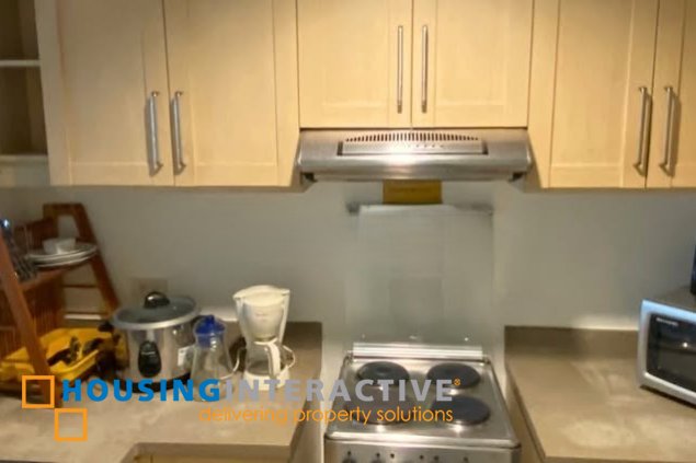 fully furnished 1br unit with parking for sale in joya lofts and towers