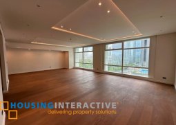 bare 3br unit with parking for sale in one roxas triangle