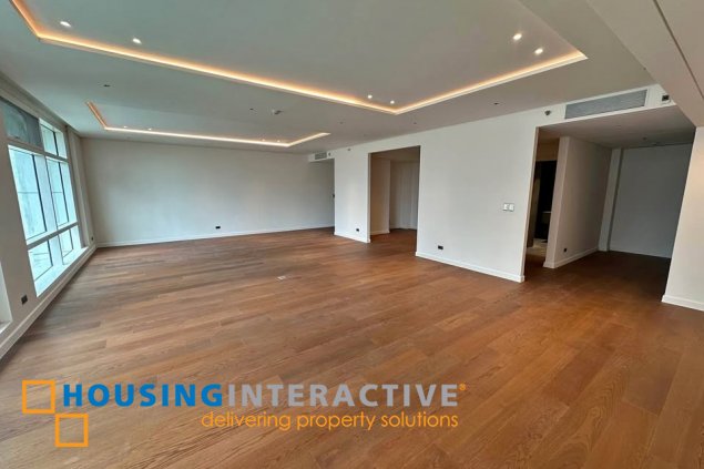 bare 3br unit with parking for sale in one roxas triangle