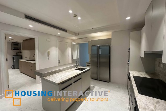 bare 3br unit with parking for sale in one roxas triangle