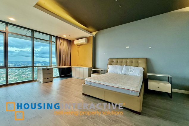 bi-level penthouse unit for sale/lease in the viridian at greenhills
