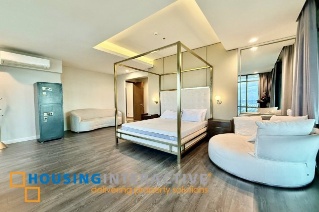 bi-level penthouse unit for sale/lease in the viridian at greenhills