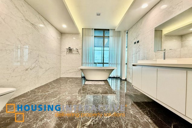 bi-level penthouse unit for sale/lease in the viridian at greenhills