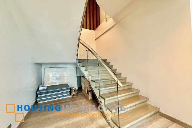 bi-level penthouse unit for sale/lease in the viridian at greenhills