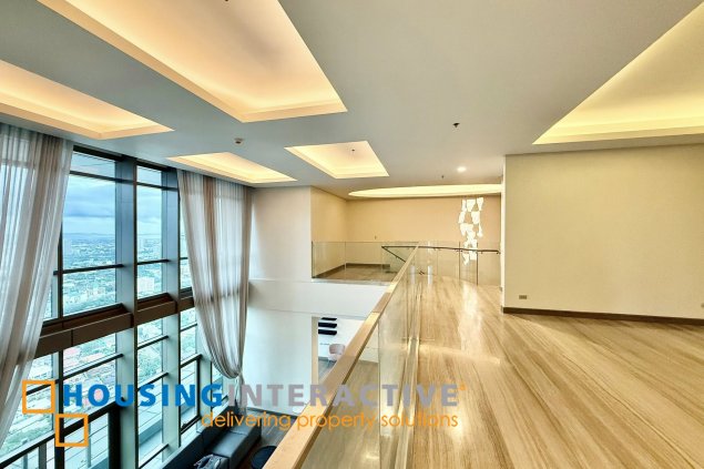 bi-level penthouse unit for sale/lease in the viridian at greenhills