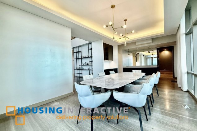 bi-level penthouse unit for sale/lease in the viridian at greenhills