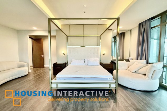 bi-level penthouse unit for sale/lease in the viridian at greenhills