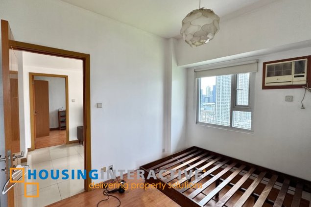 fully furnished 2br unit with parking for sale in trion towers