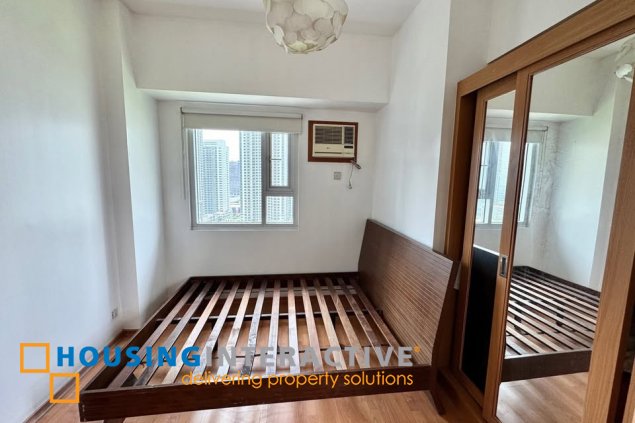 fully furnished 2br unit with parking for sale in trion towers