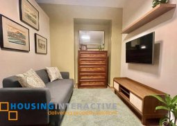 fully furnished 1br unit with balcony for lease in the rise