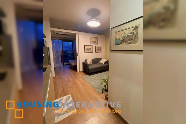 fully furnished 1br unit with balcony for lease in the rise