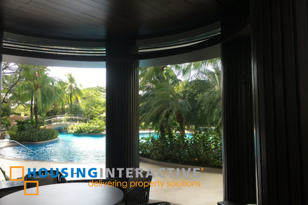 semi-furnished 3br unit with parking for lease in two roxas triangle