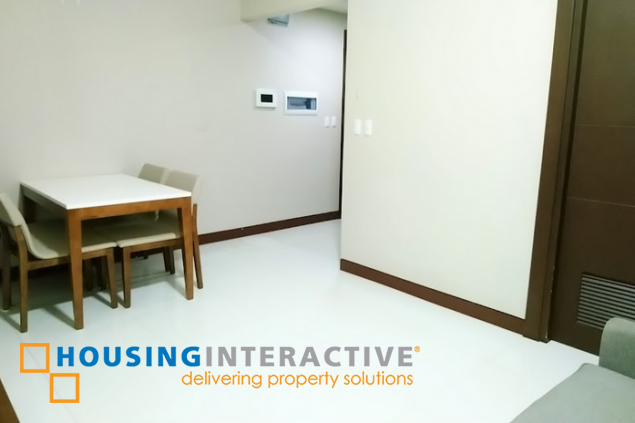 fully furnished 1br unit for lease in three central
