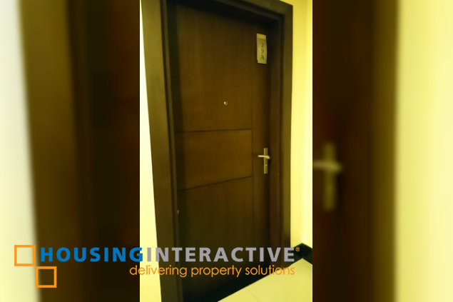 fully furnished 1br unit for lease in three central