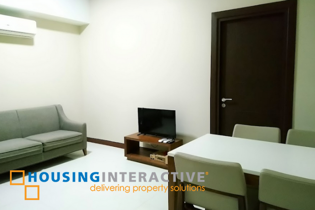 fully furnished 1br unit for lease in three central