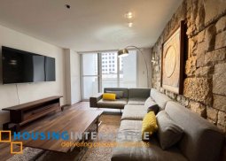 furnished 3br unit with parking for lease in aic gold tower