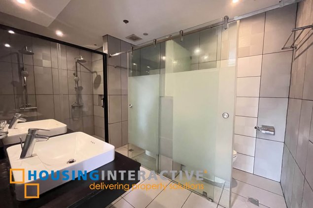 furnished 3br unit with parking for lease in aic gold tower