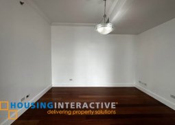 semi-furnished 3br unit with parking for lease in one roxas triangle