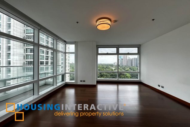 semi-furnished 3br unit with parkings for lease in two roxas triangle