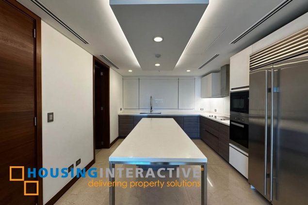semi-furnished 3br unit with parkings for lease in two roxas triangle
