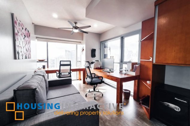 fully furnished 3br unit with parking for sale in eton residences