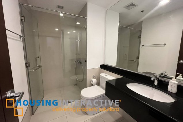 fully furnished 2br unit with 2 parking slots for rent in the suites