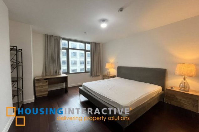 fully furnished 2br unit with 2 parking slots for rent in the suites