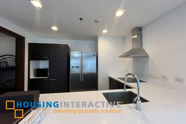 fully furnished 2br unit with 2 parking slots for rent in the suites