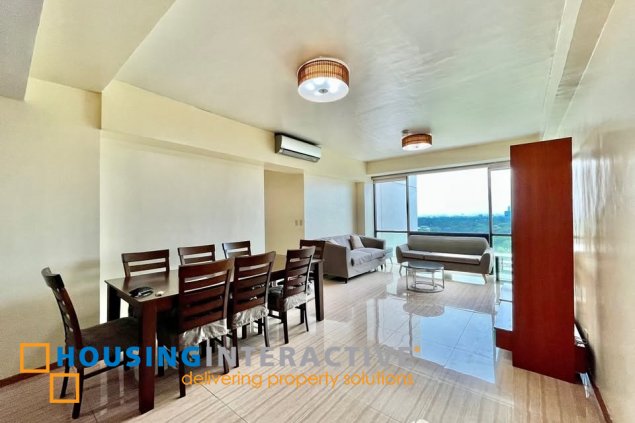fully furnished 2br unit with parking for lease in bonifacio ridge