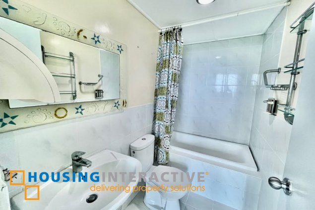 fully furnished 2br unit with parking for lease in bonifacio ridge