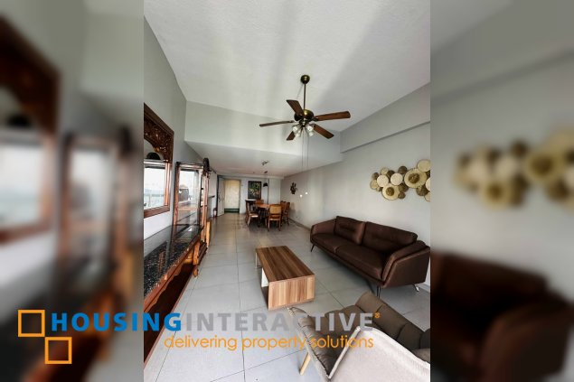 fully furnished 3br unit with balcony and parking for rent in elizabeth place