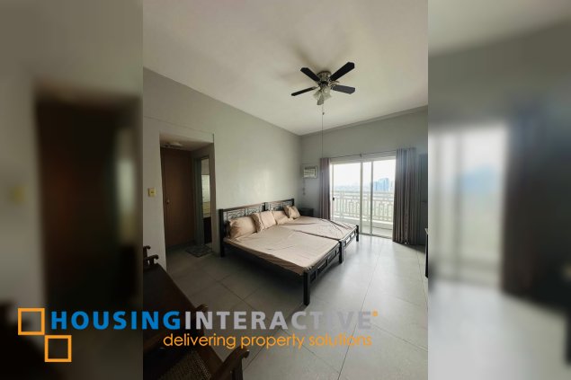 fully furnished 3br unit with balcony and parking for rent in elizabeth place