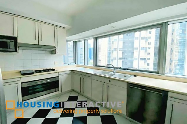fully furnished 3br unti with parkings for lease in pacific plaza towers