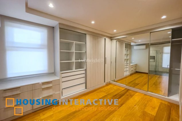3br house and lot for lease in mckinley west village