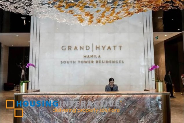 brandnew 3br unit with parking for sale in grand hyatt residences