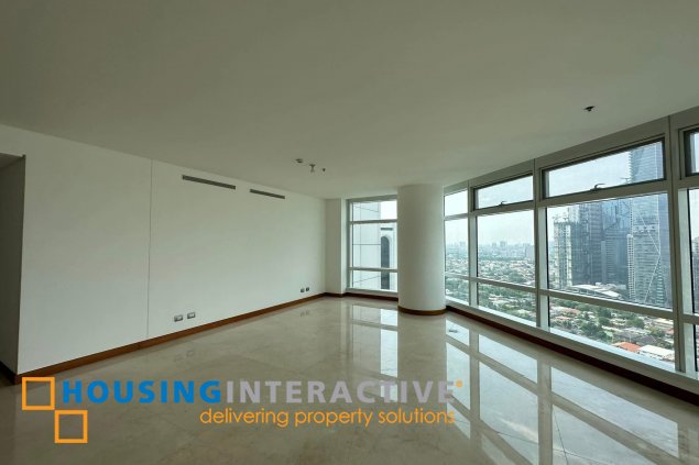 bare 3br unit with parking for rent in two roxas triangle