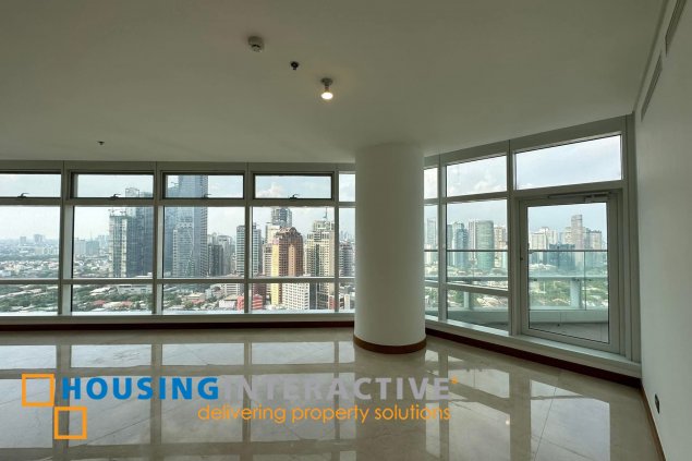 bare 3br unit with parking for rent in two roxas triangle