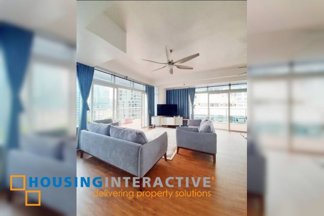 very beautiful 3 bedroom penthouse 3br for rent in makati: the stratosphere