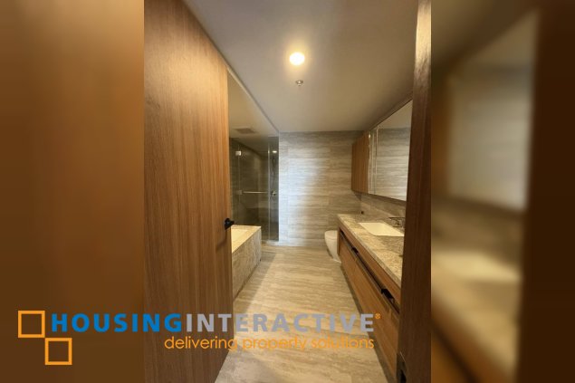 bare 2br unit with balcony and parking for lease in shang residences