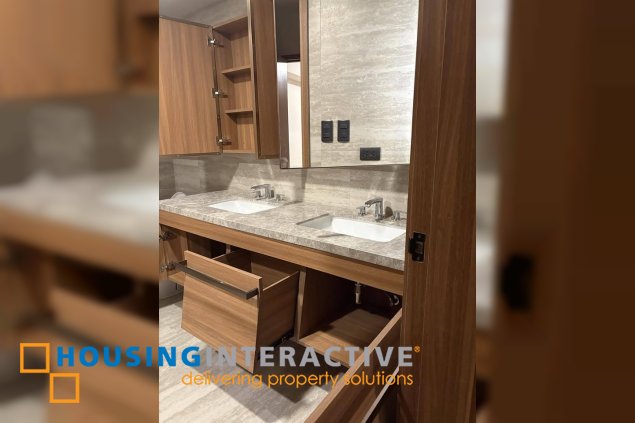 bare 2br unit with balcony and parking for lease in shang residences