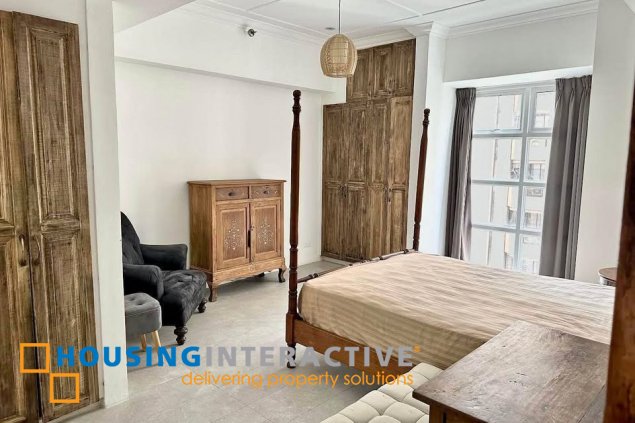furnished 1br unit for lease in the salcedo park