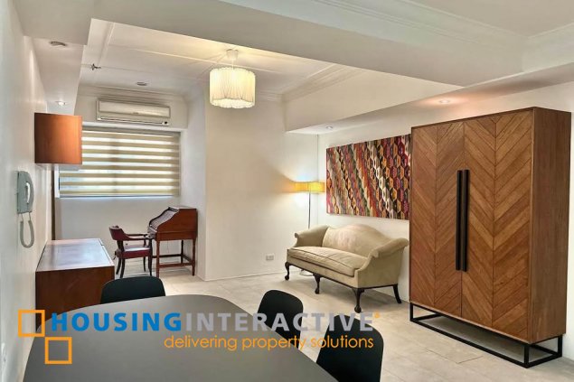 furnished 1br unit for lease in the salcedo park