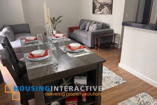 fully furnished 2br unit for lease in escala salcedo