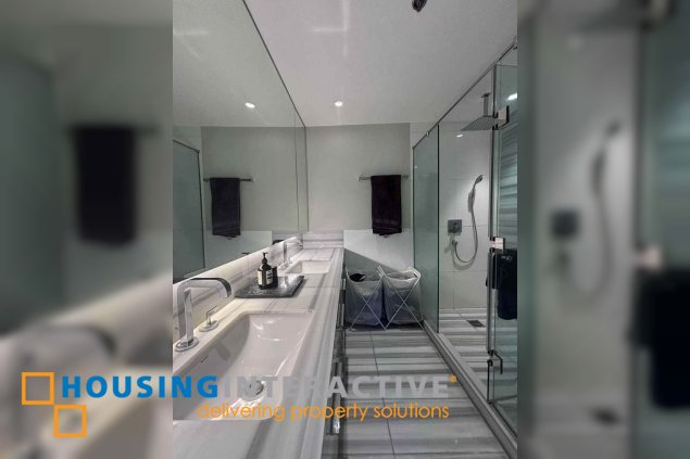 fully furnished 3br unit with parking for sale in proscenium at rockwell