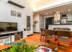 fully furnished 1br unit with parking for lease in one serendra