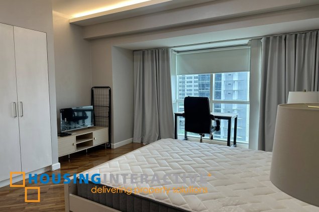 fully furnished 1br unit for lease in the manansala tower